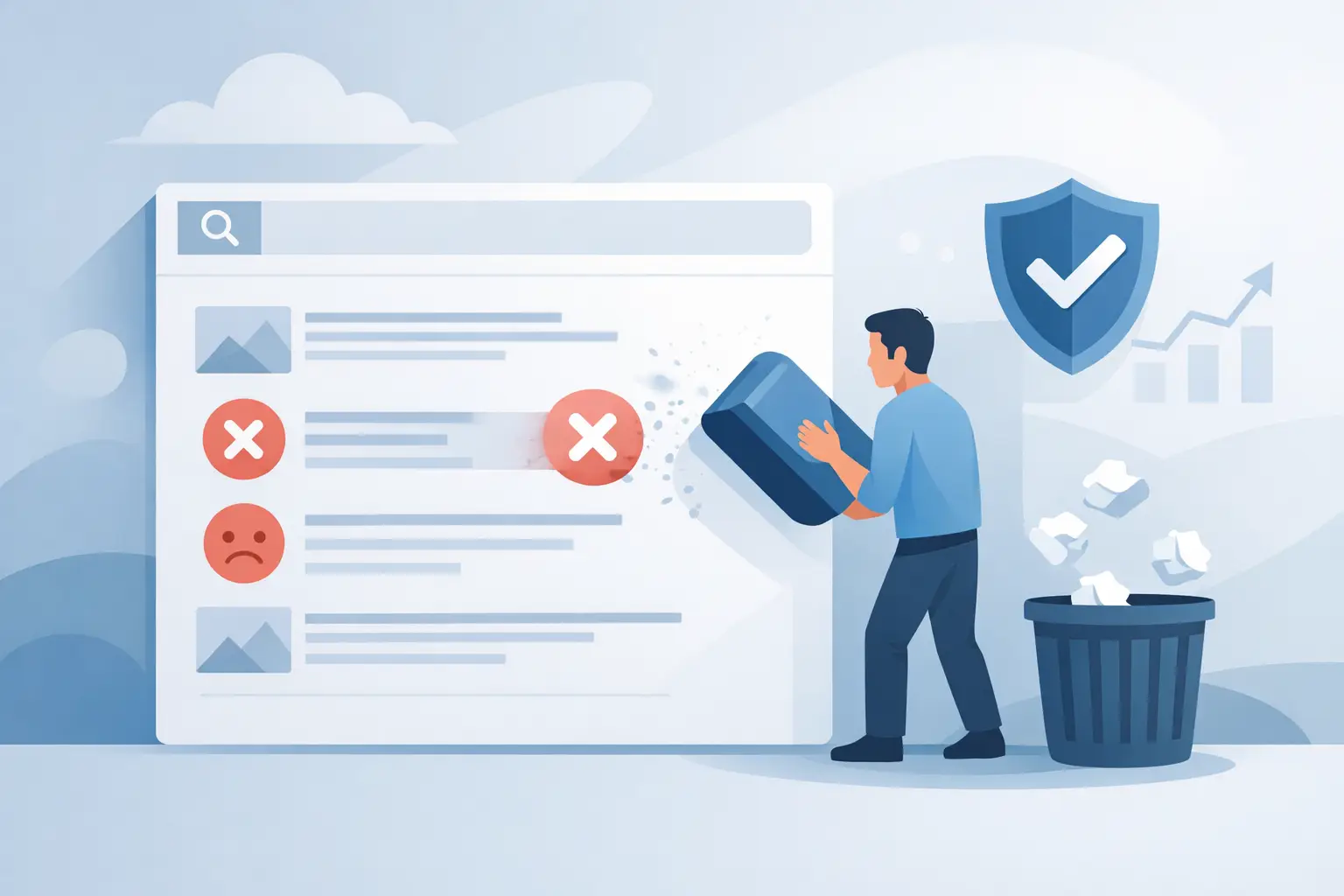 How to Remove Negative Search Results