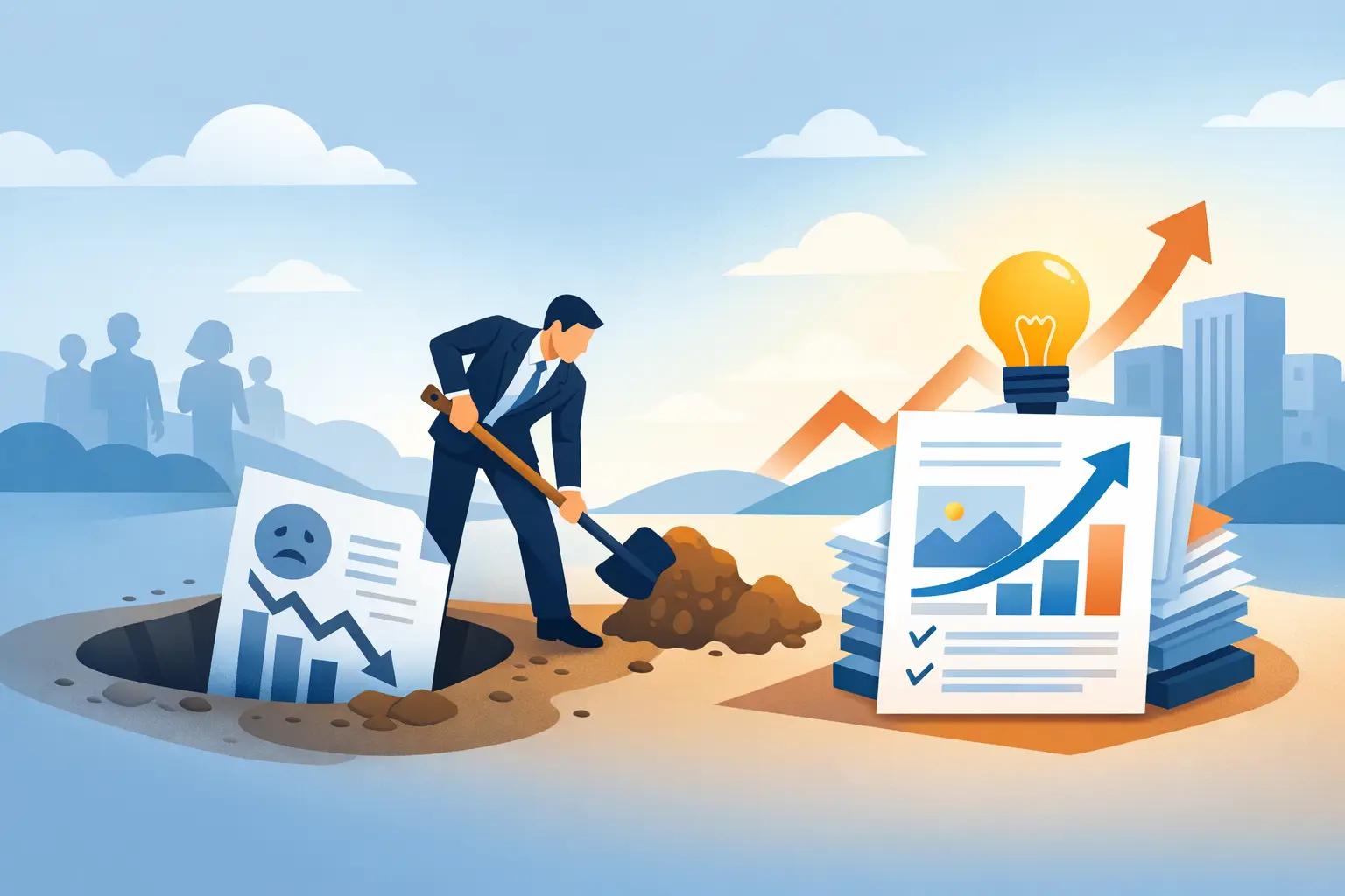 How to Bury Negative News the Right Way